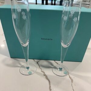 Tiffany and co champagne flutes